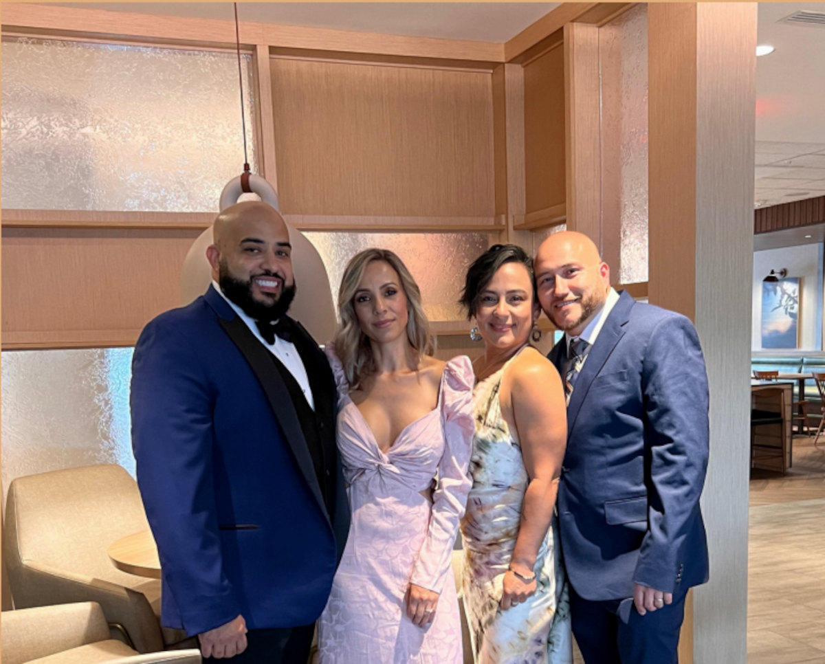 Legacy Catering founders and partners — Norberto Jaramillo, John Holguin, Cristina Santana, and Sandra Vasquez