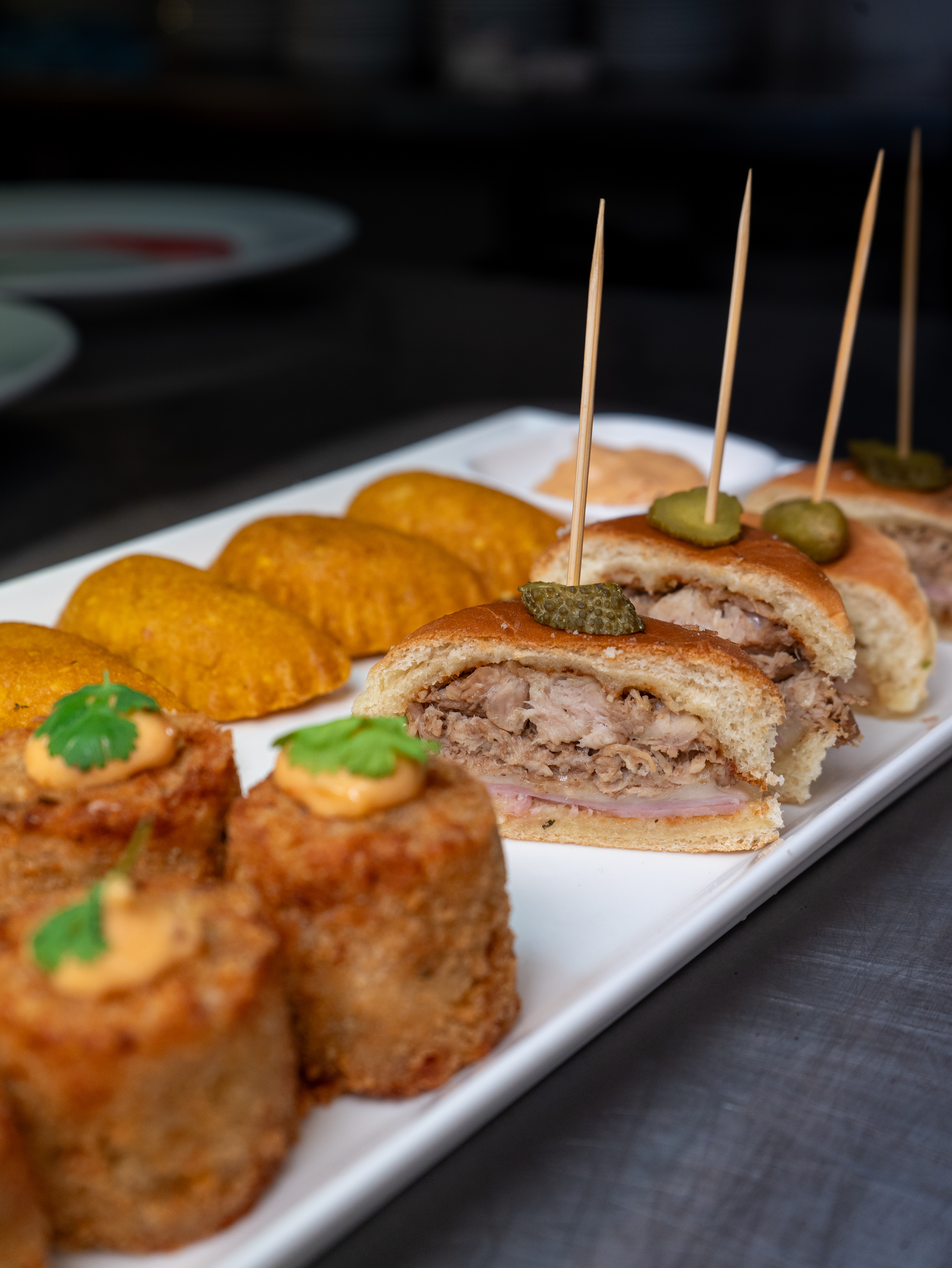 Catering sliders station